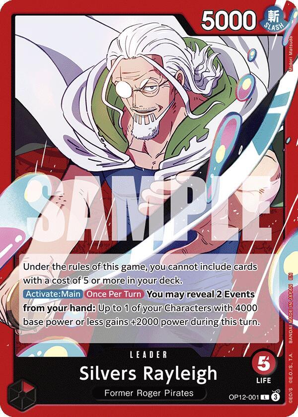 Silvers Rayleigh - Legacy of the Master - One Piece Card Game