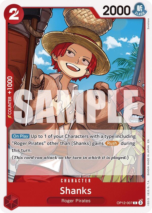 Shanks 007 onepiece card