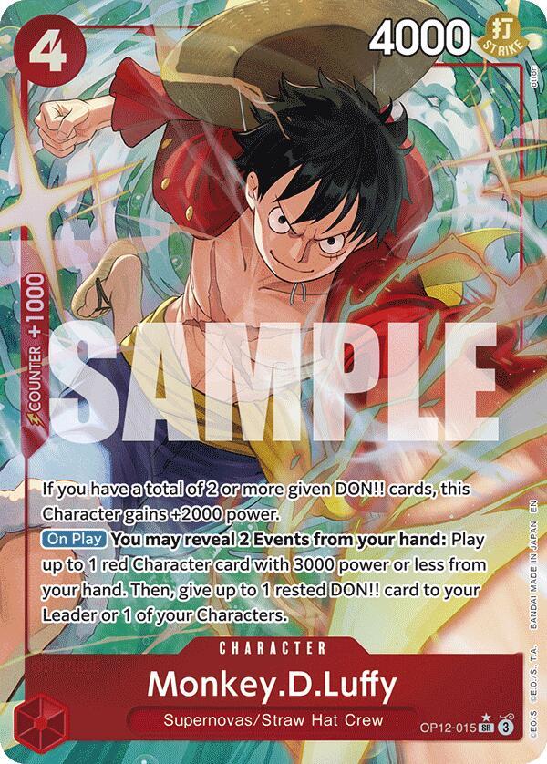 MonkeyDLuffy Alternate Art onepiece card