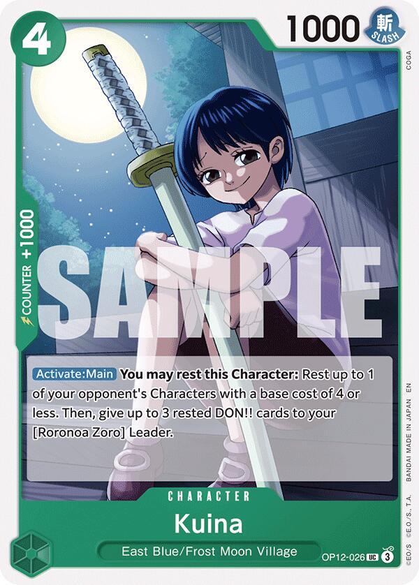 Kuina onepiece card