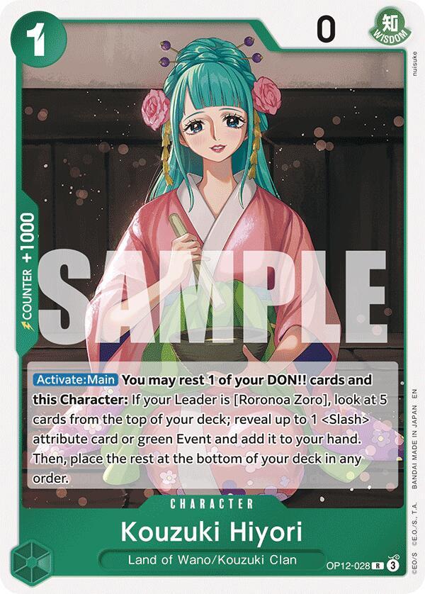 hiyoriページ Kouzuki Hiyori - Legacy of the Master - One Piece Card Game