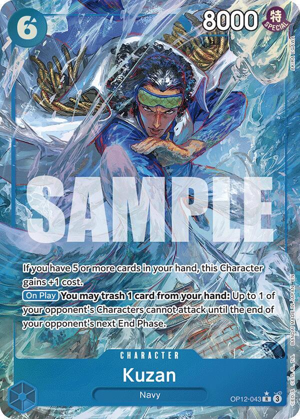 Kuzan 043 Alternate Art onepiece card