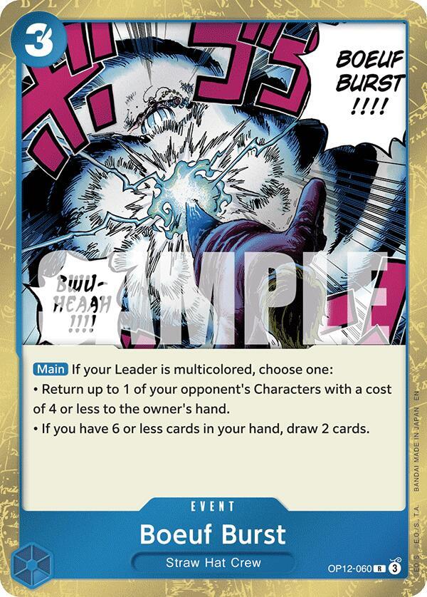 Boeuf Burst - Legacy of the Master - One Piece Card Game