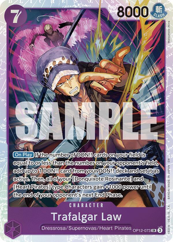 LA ONE PIECE カード Monkey D Luffy SR OP12-015 Legacy of the Master One Piece Card