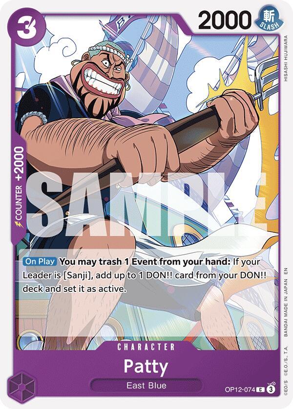Patty onepiece card