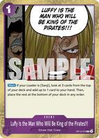 Luffy Is the Man Who Will Be King of the Pirates!!! - Legacy of