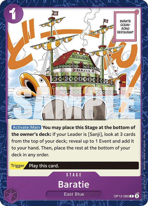 Baratie onepiece card