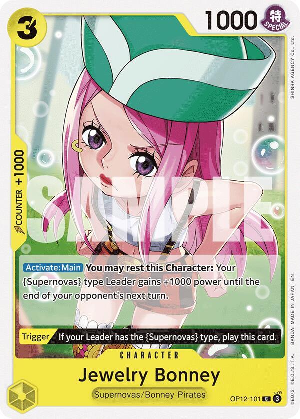 Jewelry Bonney 101 onepiece card