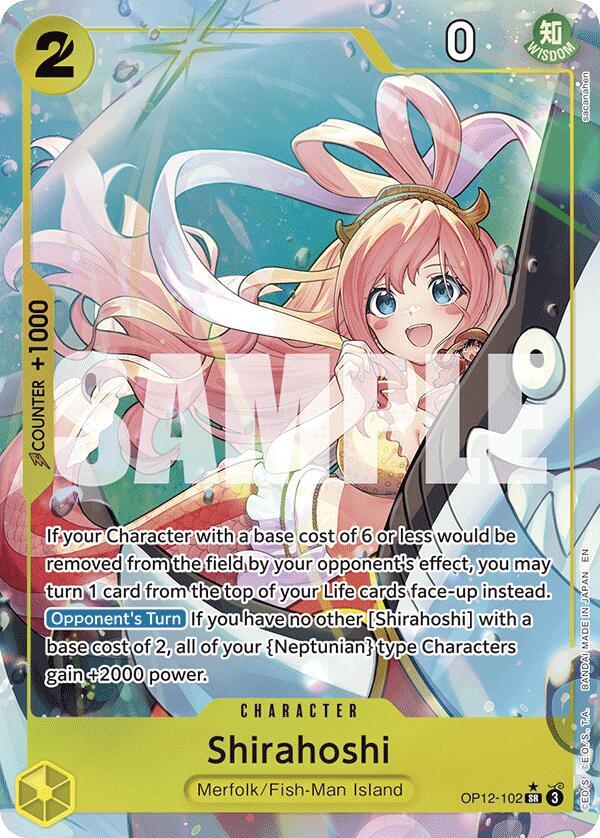 【PSA10】 SHIRAHOSHI SPECIAL ALTERNATE ART PSA 10 Shirahoshi (SP Alt Art) EB01-057 SR A Fist of Divine