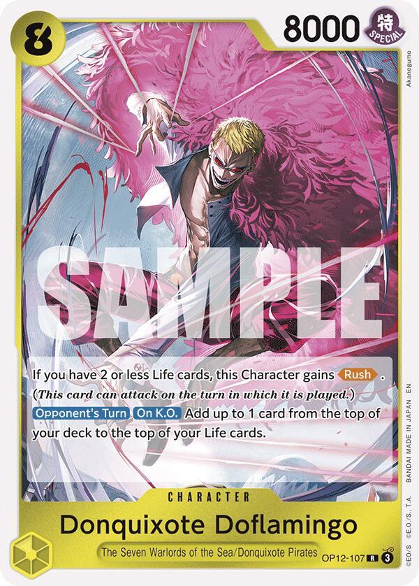 Donquixote Doflamingo onepiece card