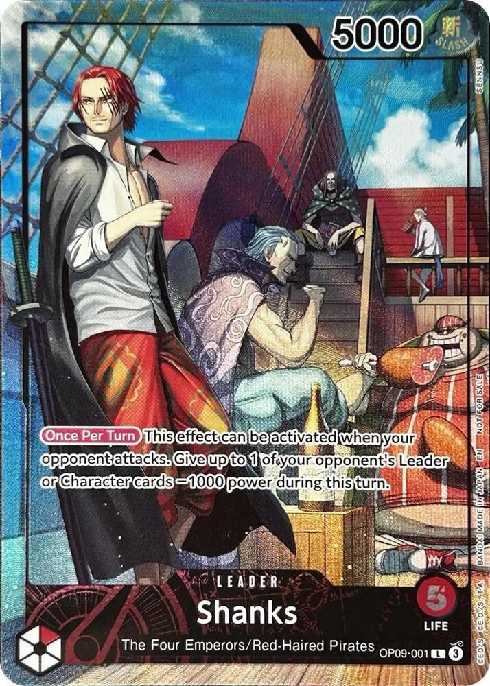 シャンクス OP09-001 PSAマガジン特典 プロモ Shanks (2025 PSA Magazine Promo) - One Piece Promotion Cards