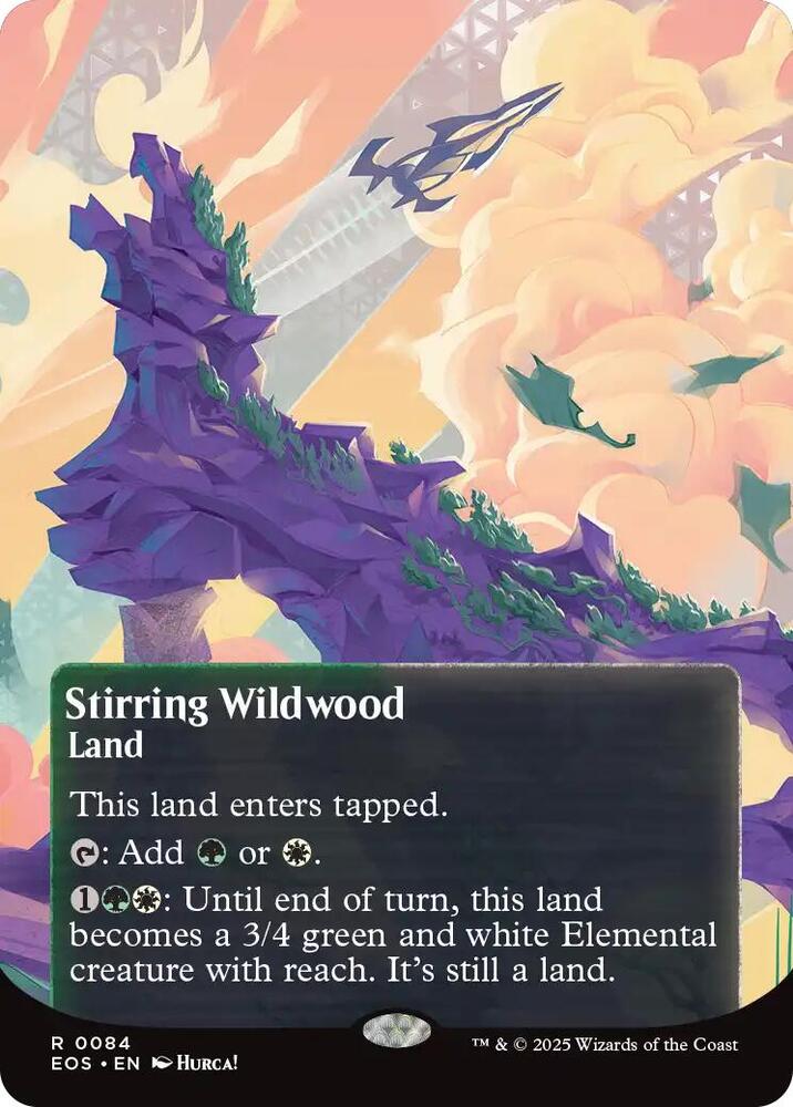 Stirring Wildwood (0084) (Borderless) - Edge of Eternities