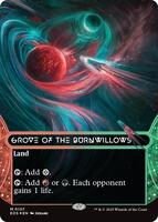 Grove of the Burnwillows (0107) (Borderless) (Galaxy Foil) - Edge