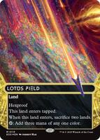 Lotus Field (0113) (Borderless) (Galaxy Foil) - Edge of