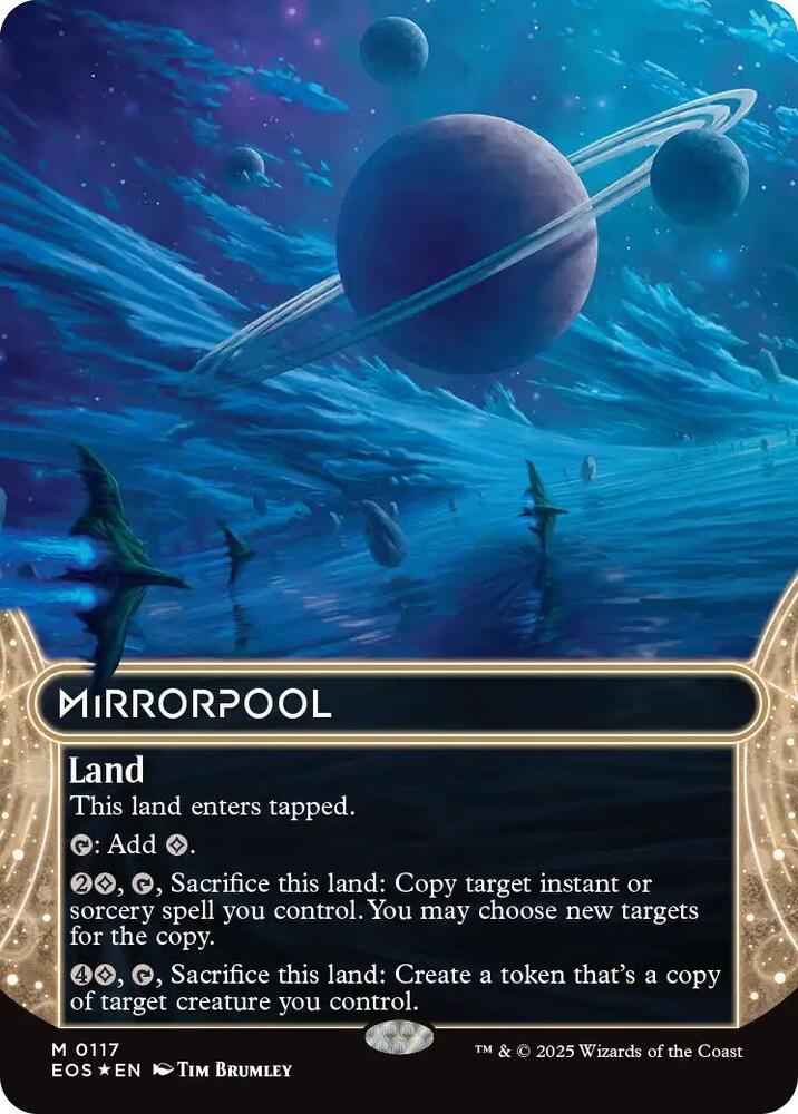 Mirrorpool (0117) (Borderless) (Galaxy Foil) - Edge of Eternities