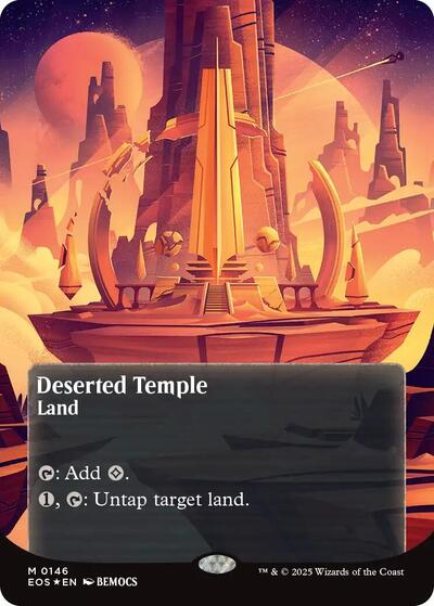 Deserted Temple (0146) (Borderless) (Galaxy Foil)