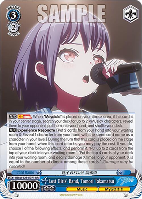 Lost Girls' Band, Tomori Takamatsu - MyGO!!!!! x Ave Mujica