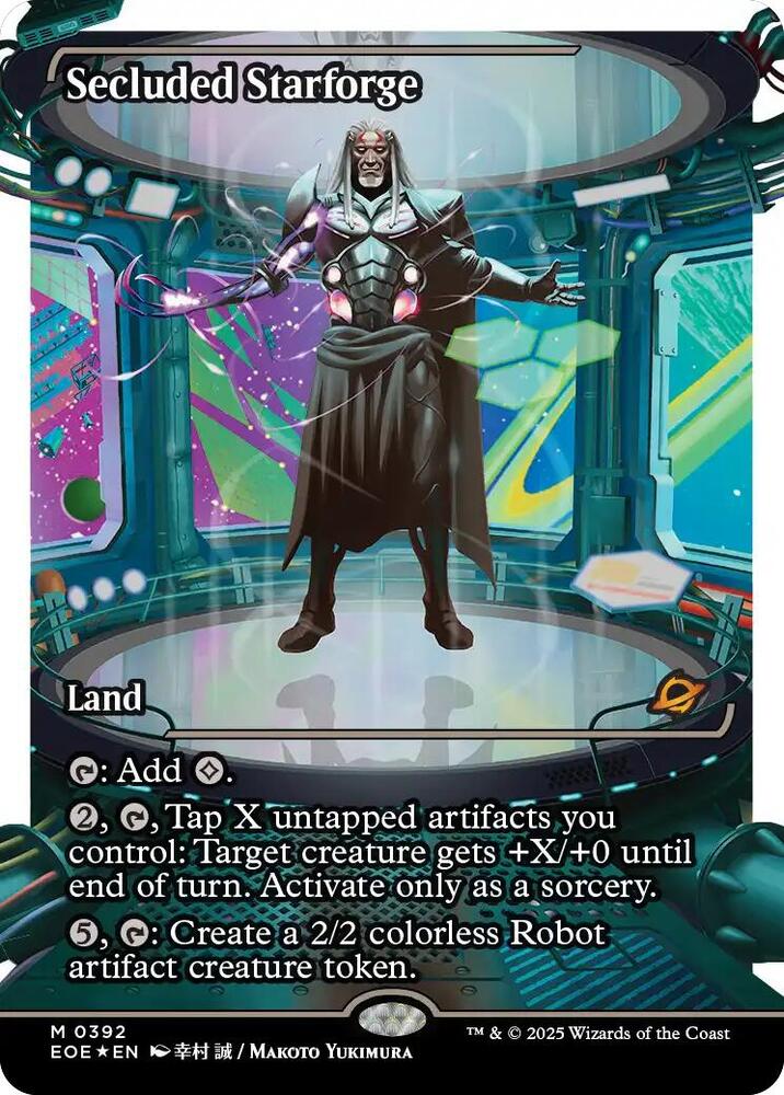 Secluded Starforge (Showcase) (Fracture Foil) - TCGMatch Chile