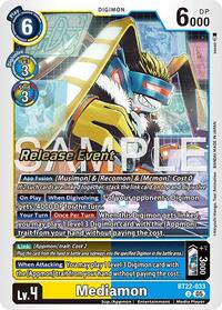 Mediamon - Cyber Eden Release Event Cards - Digimon card