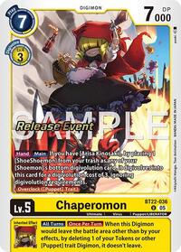 Chaperomon (Cyber Eden Release Event Cards)
