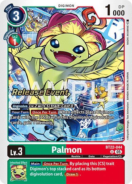 Palmon - Cyber Eden Release Event Cards - Digimon Card Game - TCGplayer.com