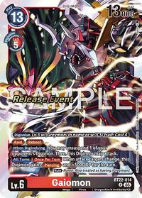 Gaiomon (Cyber Eden Release Event Cards)