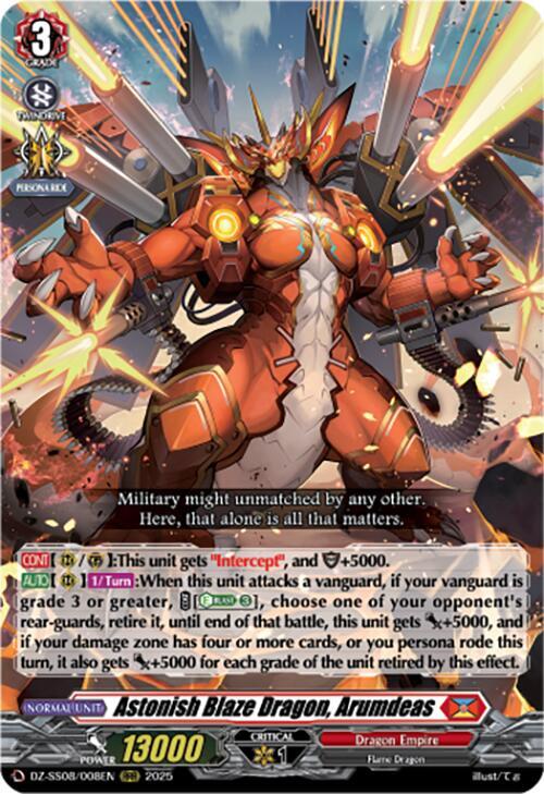Astonish Blaze Dragon, Arumdeas