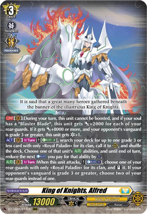 遊様 King of Knights, Alfred (RRR) - DZ-SS08: Festival Booster 2025