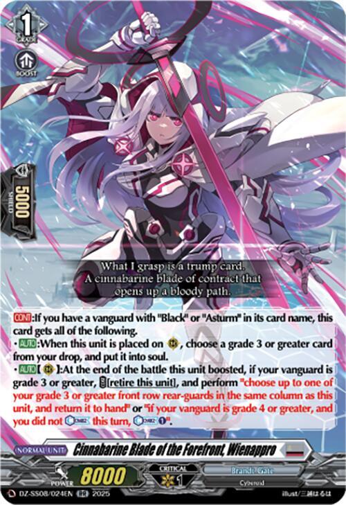 Cinnabarine Blade of the Forefront, Wienappro