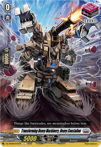 Transforming Heavy Machinery, Heavy Constalion