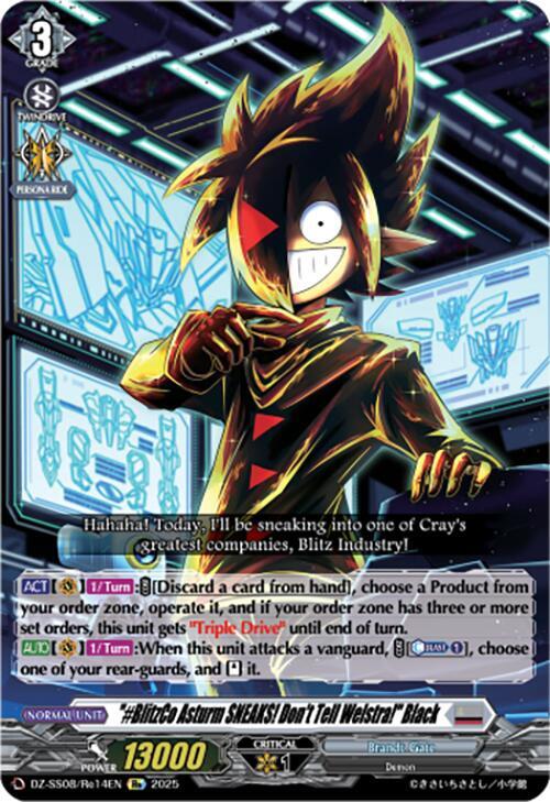 BlitzCo Asturm SNEAKS! Don't Tell Welstra!