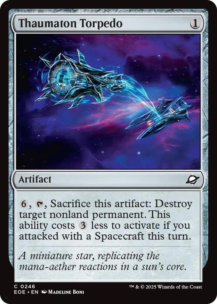 Thaumaton Torpedo - Edge of Eternities - Magic: The Gathering