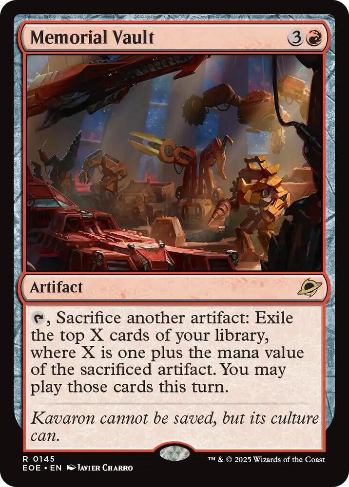 Memorial Vault - Edge of Eternities - Magic: The Gathering