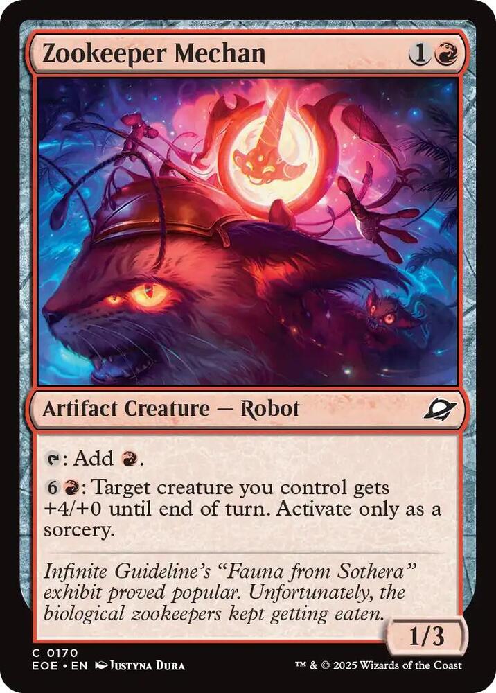 シオン  MTG 鏡MTG 3枚セット Zookeeper Mechan - Edge of Eternities - Magic: The Gathering