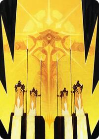 Hardlight Containment Art Card (Gold-Stamped Planeswalker Symbol)