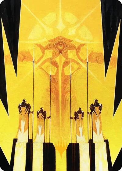 Hardlight Containment Art Card (Gold-Stamped Planeswalker Symbol)