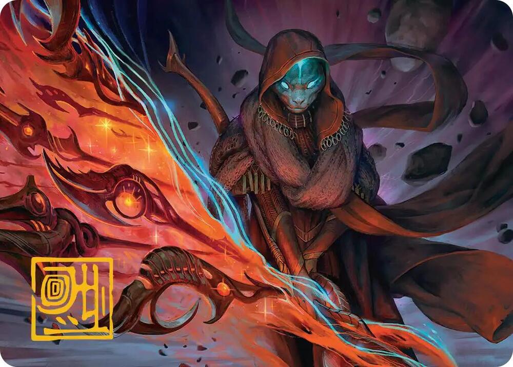 Weftstalker Ardent Art Card (Gold-Stamped Signature) - Art Series