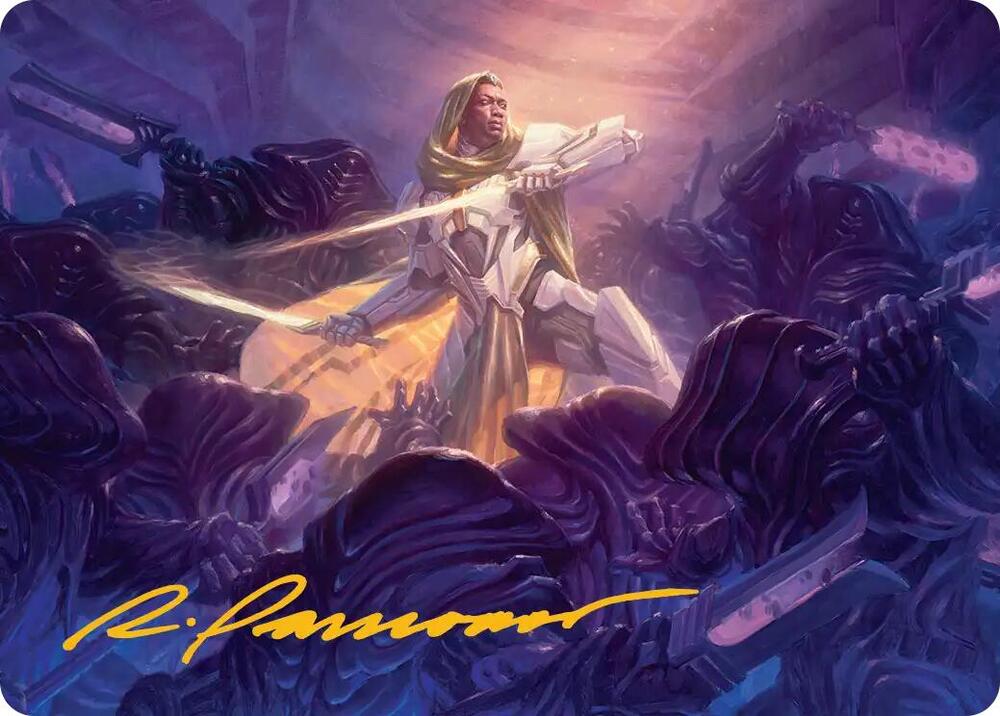 スヴェトラーナ・ヴァリュエヴァ マダムシルクスクリーン サイン入 143/250 Syr Vondam, Sunstar Exemplar Art Card (Gold-Stamped Signature