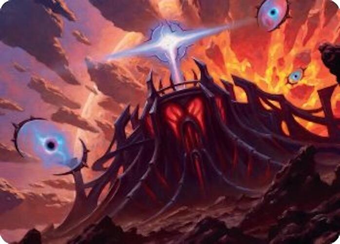 Secluded Starforge Art Card 32 card
