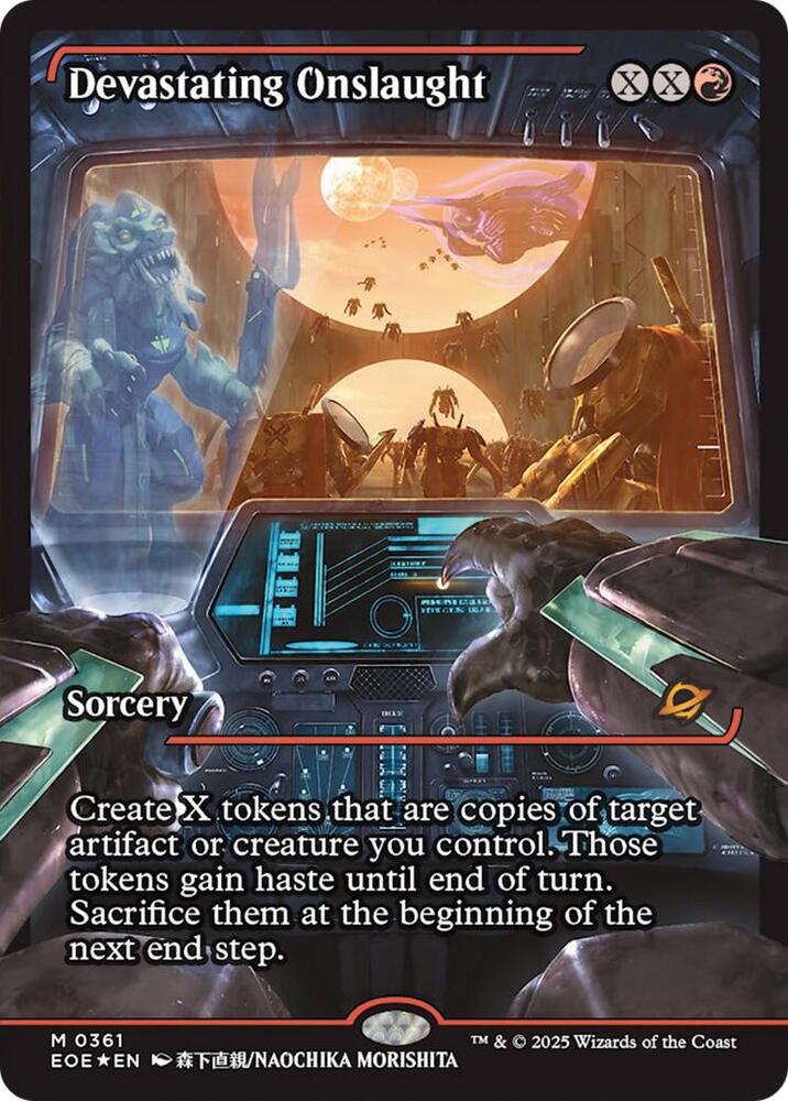 Devastating Onslaught (0361) (Showcase) - Edge of Eternities