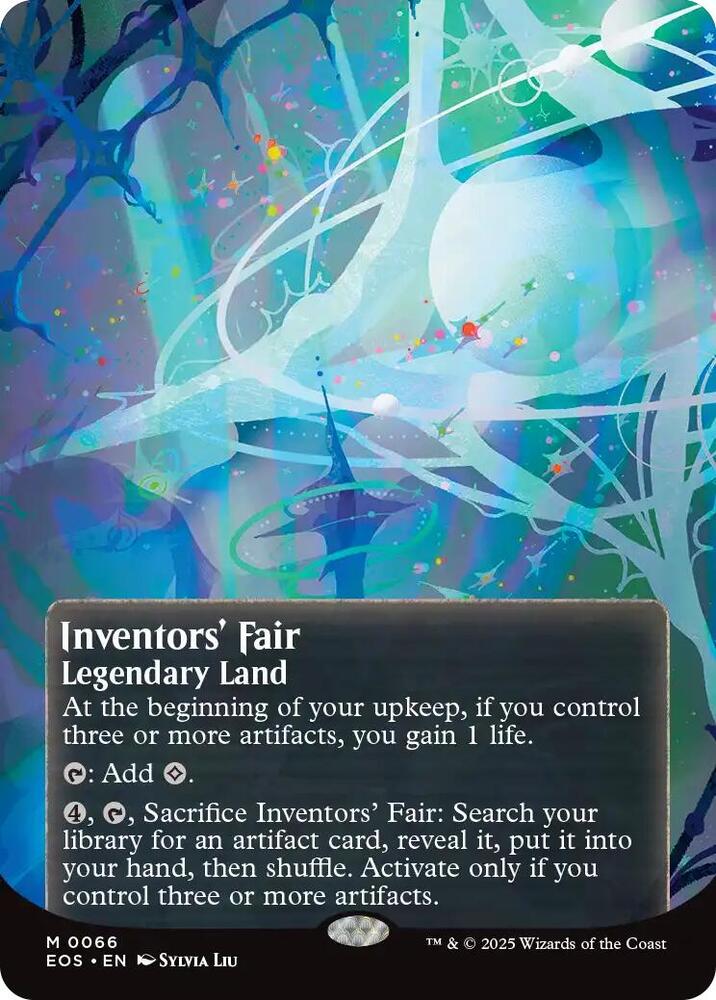 MTG 発明博覧会/Inventors' Fair   foil サインド Inventors' Fair (0066) (Borderless) - Edge of Eternities