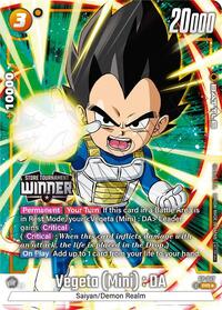 Vegeta Mini DA FP 047 Tournament Pack Winner 07