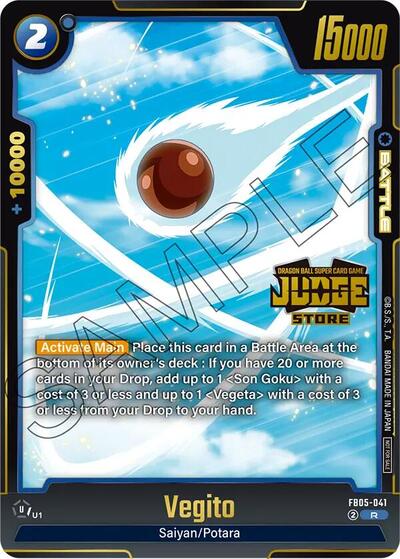 Vegito (Judge Pack (Store Judge) 04) card