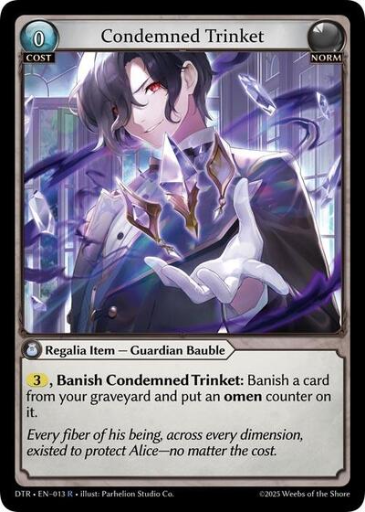 Condemned Trinket card