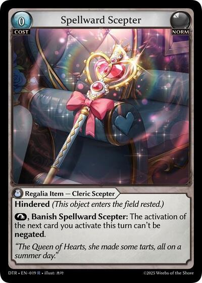 Spellward Scepter card