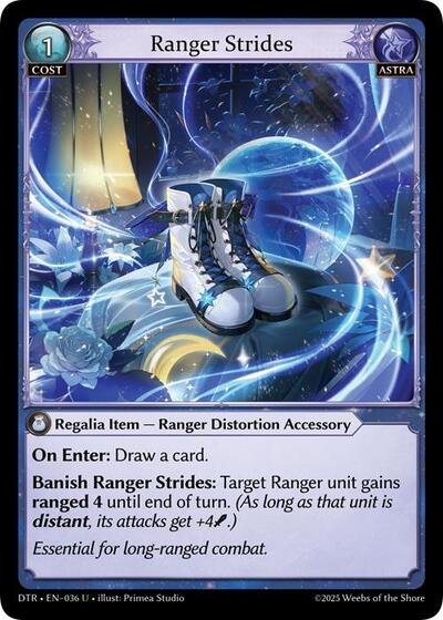 Ranger Strides card
