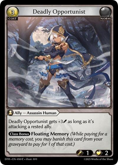 Deadly Opportunist card