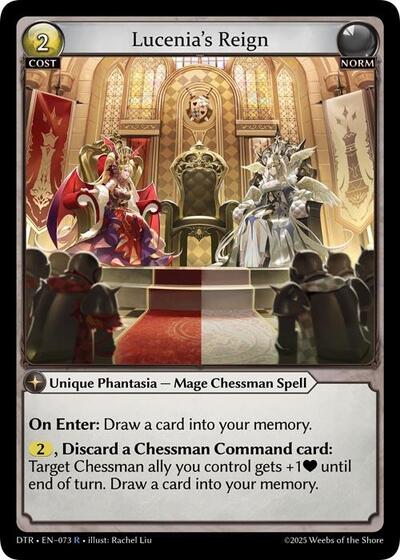 Lucenia's Reign card