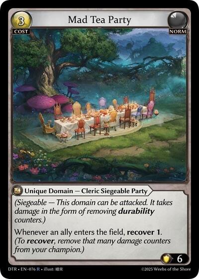 Mad Tea Party card