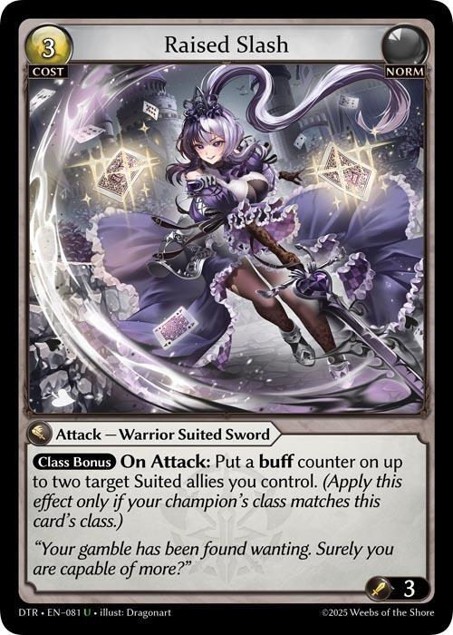 Raised Slash - Distorted Reflections - Grand Archive TCG